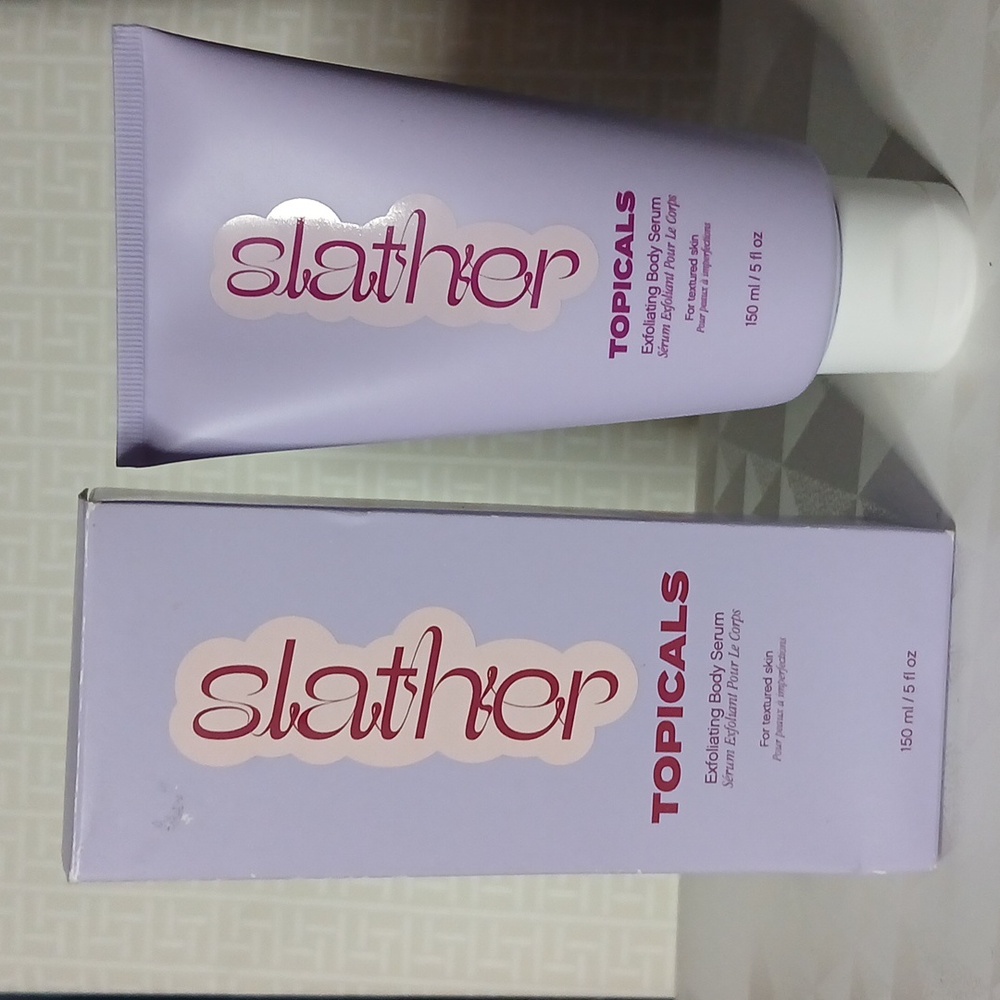 NIB 5 Oz Topicals Slather Exfoliating Body Serum